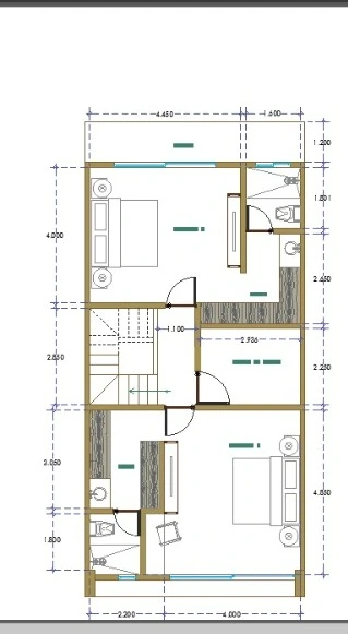 Plano de planta alta TH36
